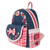 Loungefly Strawberry Shortcake Denim Gingham Mini Backpack