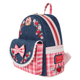 Loungefly Strawberry Shortcake Denim Gingham Mini Backpack