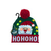 Light Up Christmas Beanie Hat Santa Ho Ho Ho