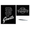 Scratch Art Craft Kit MLB San Francisco Giants