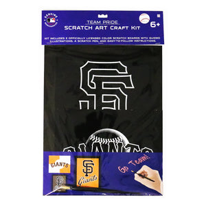 Scratch Art Craft Kit MLB San Francisco Giants