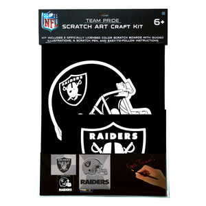 Scratch Art Craft Kit NFL Las Vegas Raiders