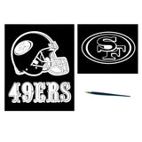 Scratch Art Craft Kit NFL San Francisco 49ers