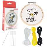 Peanuts Snoopy & Woodstock Cross Stitch Embroidery