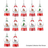 'Tis the Season Mini Snowglobe Personalized Name Ornament Blank DIY, Family and Holiday Greetings