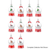 'Tis the Season Mini Snowglobe Personalized Name Ornament Blank DIY, Family and Holiday Greetings