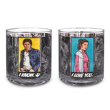 Hallmark Star Wars™ Han Solo™ and Princess Leia™ Drinking Glasses, Set of 2