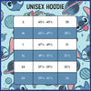 Stitch Plush Sherpa Cosplay Unisex Hoodie Size Chart