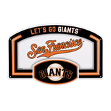 MLB San Francisco Giants Embossed Steel Wall Sign 11"x17"