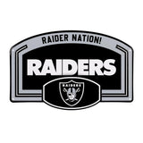 NFL Raiders Embossed Steel Wall Sign 11"x17"