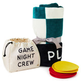 Hallmark Game Night Checkerboard Blanket With Playing Pieces