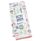 Hallmark Bon Appétit Food Icons Tea Towel, 18x24