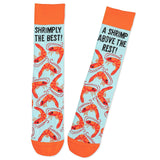 Hallmark Shrimply the Best Novelty Crew Socks