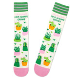 Hallmark Grandma's Love Always Grows Novelty Crew Socks