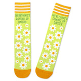 Hallmark Everything's Coming Up Daisies Novelty Crew Socks