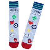 Hallmark Feeling Lucky Novelty Crew Socks
