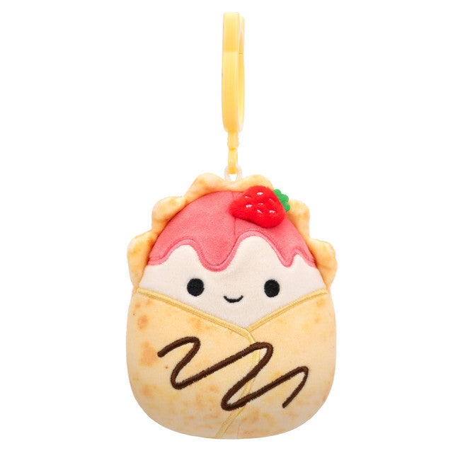 Squishmallow Gasten the Strawberry Crepe with Chocolate Drizzle