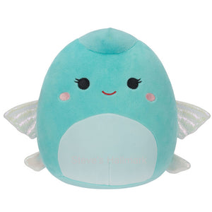 Squishmallow Bette the Light Teal Flying Fish 8" Stuffed Plush by Kelly Toy Jazwares