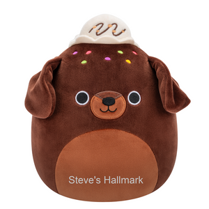 Squishmallow Hybrid Sweets Squad Rico the Brownie Chocolate Lab 12" Stuffed Plush by Kelly Toy Jazwares