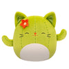 Squishmallow Ms. Miss the Green Cactus Cat with Closed Eyes 8" Stuffed Plush by Jazwares
