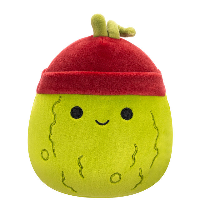 Squishmallow Salim the Green Pickle with Beanie 5