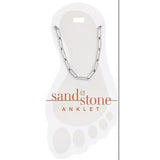 Sand & Stone Silver Paperclip Stainless Steel Fashion Anklet