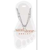 Sand & Stone Silver Multi-Strand Stainless Steel Fashion Anklet