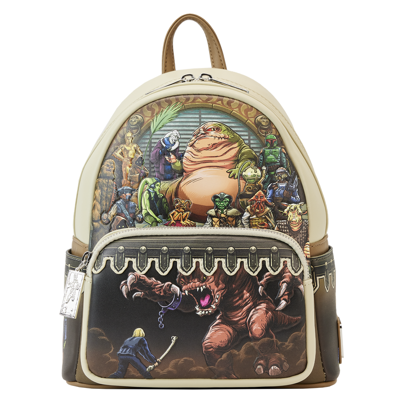 【Lounge Fly】Star Wars Return Jabba’s Palace Mini Backpack Loungefly Star Wars: Return Of The Jedi Jabba's Palace Mini