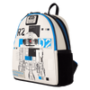 Loungefly Star Wars: The Power of the Force R2-D2 Astromech Droid Light Up Mini Backpack
