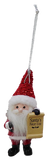 Merry & Bright Santa's Nice List Personalized Name Ornament Beginning with Letters A to C