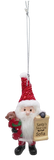 Santa's Nice List Personalized Name Ornament Beginning with Letters N to Z