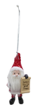 Santa's Nice List Personalized Name Ornament Beginning with Letters N to Z
