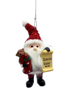 Santa's Nice List Personalized Name Ornament Blank DIY, Family and Holiday Greetings