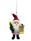 Santa's Nice List Personalized Name Ornament Blank DIY, Family and Holiday Greetings