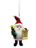 Santa's Nice List Personalized Name Ornament Blank DIY, Family and Holiday Greetings