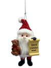 Santa's Nice List Personalized Name Ornament Blank DIY, Family and Holiday Greetings
