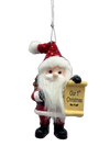 Santa's Nice List Personalized Name Ornament Blank DIY, Family and Holiday Greetings