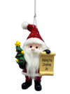 Santa's Nice List Personalized Name Ornament Blank DIY, Family and Holiday Greetings