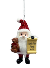 Santa's Nice List Personalized Name Ornament Blank DIY, Family and Holiday Greetings