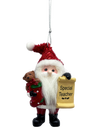 Santa's Nice List Personalized Name Ornament Blank DIY, Family and Holiday Greetings