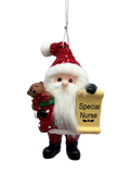 Santa's Nice List Personalized Name Ornament Blank DIY, Family and Holiday Greetings