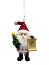 Santa's Nice List Personalized Name Ornament Blank DIY, Family and Holiday Greetings