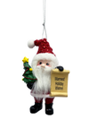 Santa's Nice List Personalized Name Ornament Blank DIY, Family and Holiday Greetings