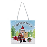 Merry & Bright Mini Gift Bag for Santa's Nice List Personalized Name Ornament