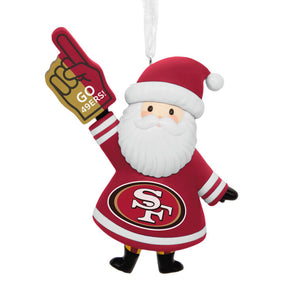 Hallmark NFL San Francisco 49ers Santa Fan Hallmark Ornament