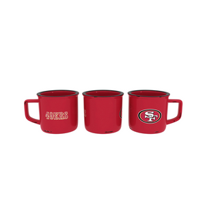 San Francisco 49ers Ceramic Camp Cup with Enamel Finish, 14 oz.