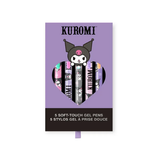 Sanrio Totally Kuromi Soft Touch Gel Pen Set