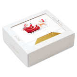 Hallmark Santa Claus Sleigh Boxed Christmas Cards, Pack of 12