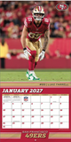 NFL San Francisco 49ers 2027 Wall Calendar