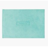 Sea Foam Vegan Leather Cover Guest Book 96 Pages
